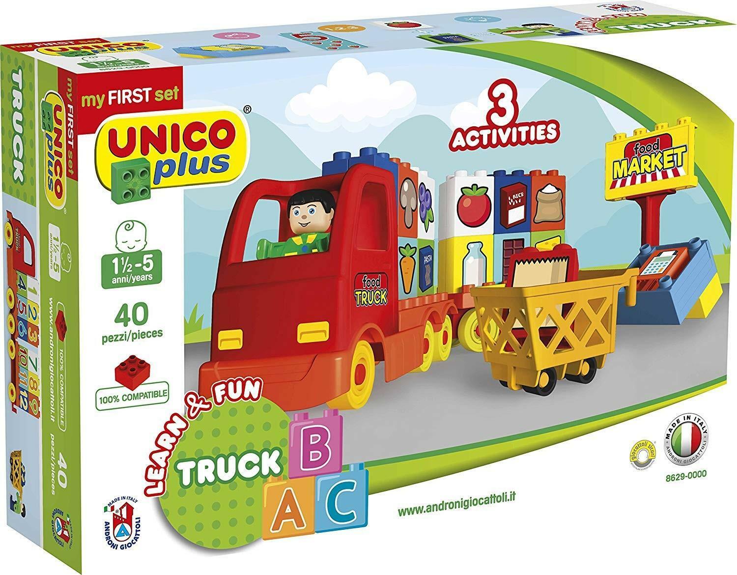 androni giocattoli unico plus truck 40 pz