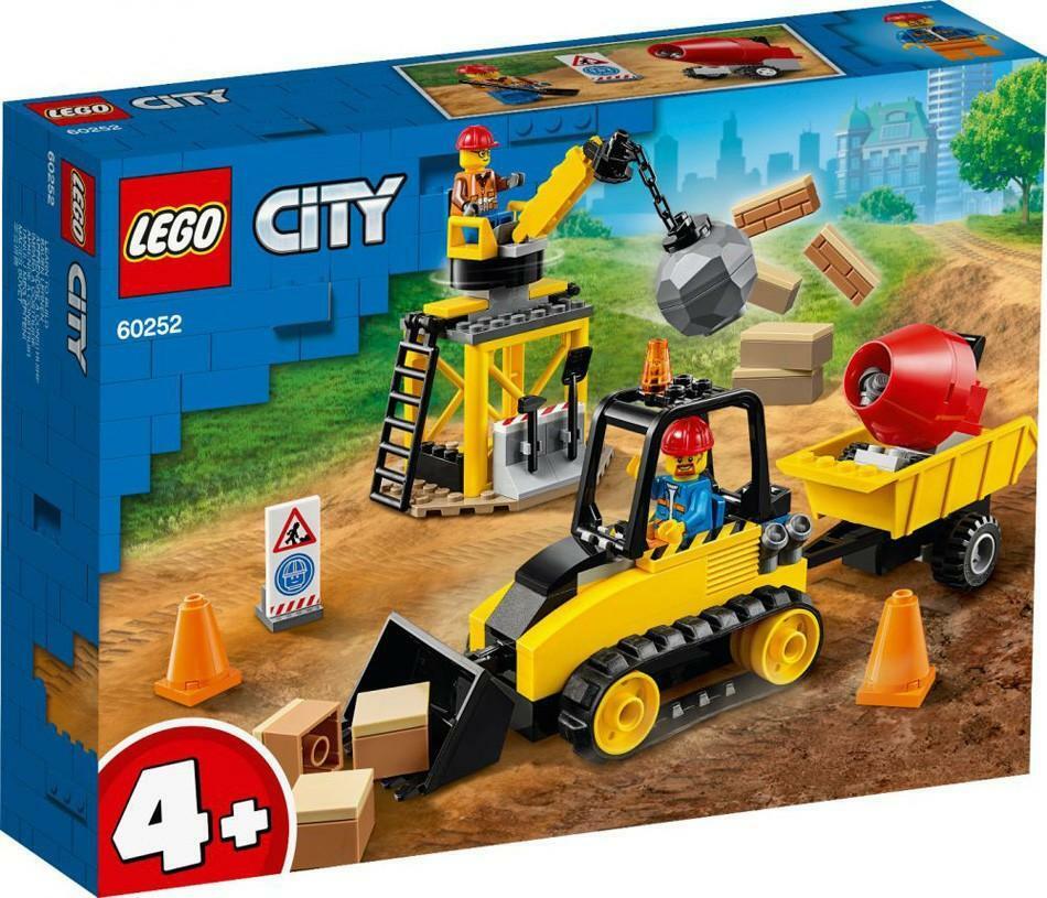 lego lego city 60252 - bulldozer da cantiere