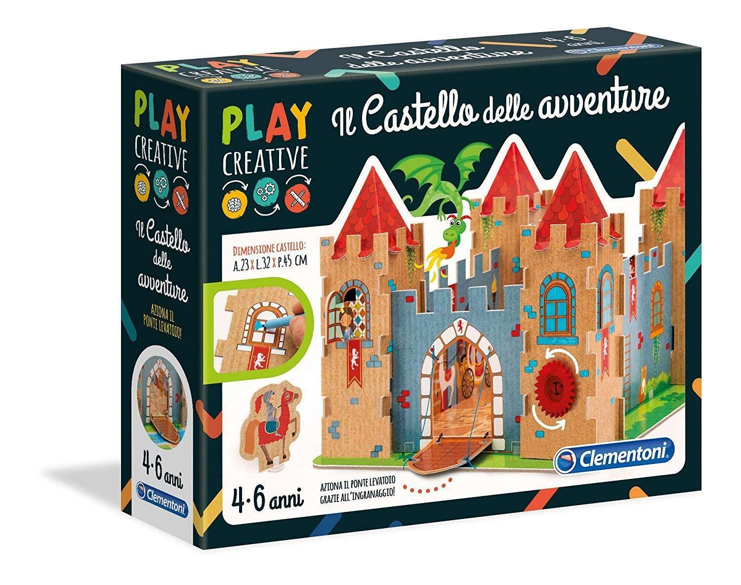 clementoni play creative - il castello delle avventure 15260