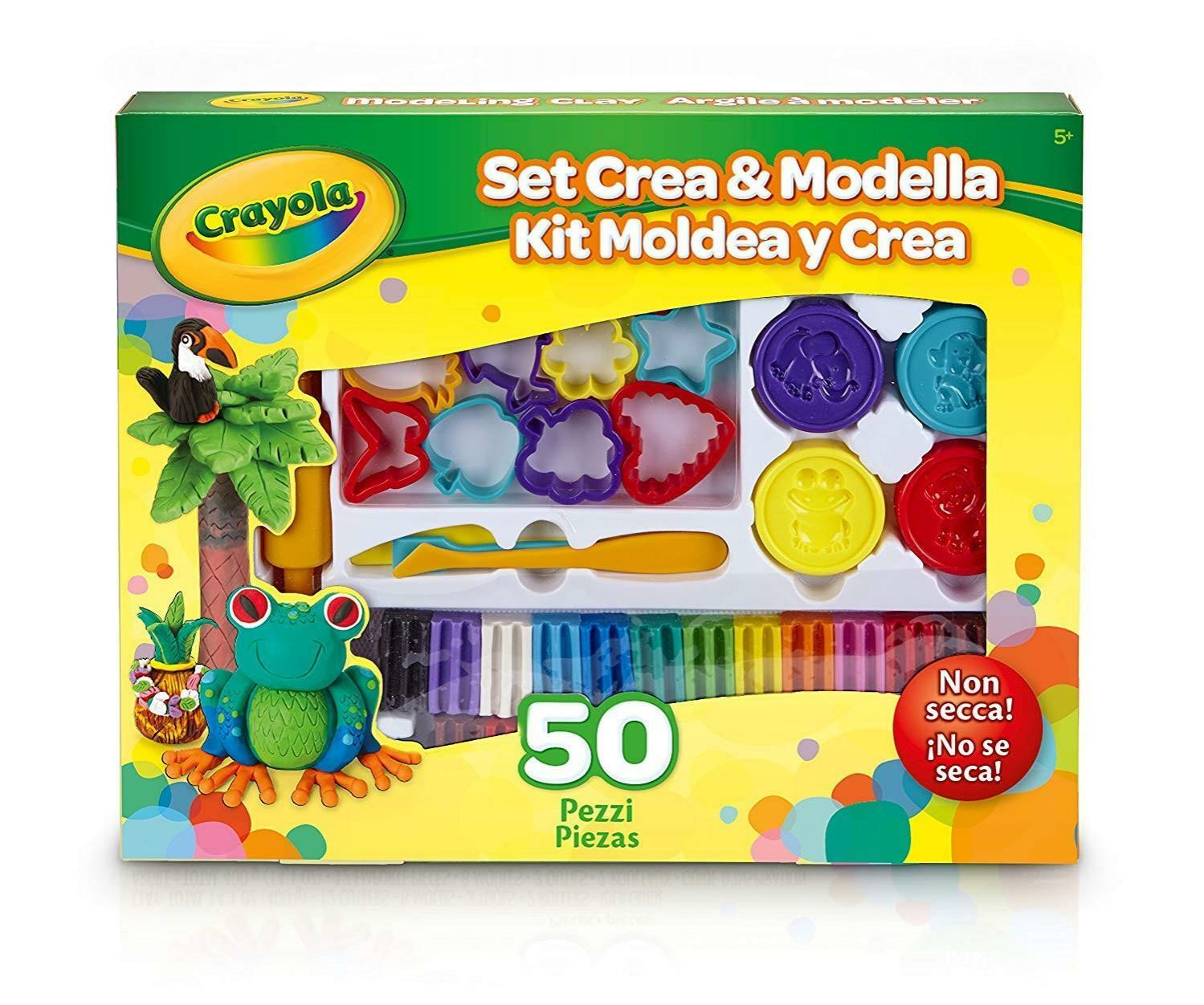 crayola set crea e modella plastilina
