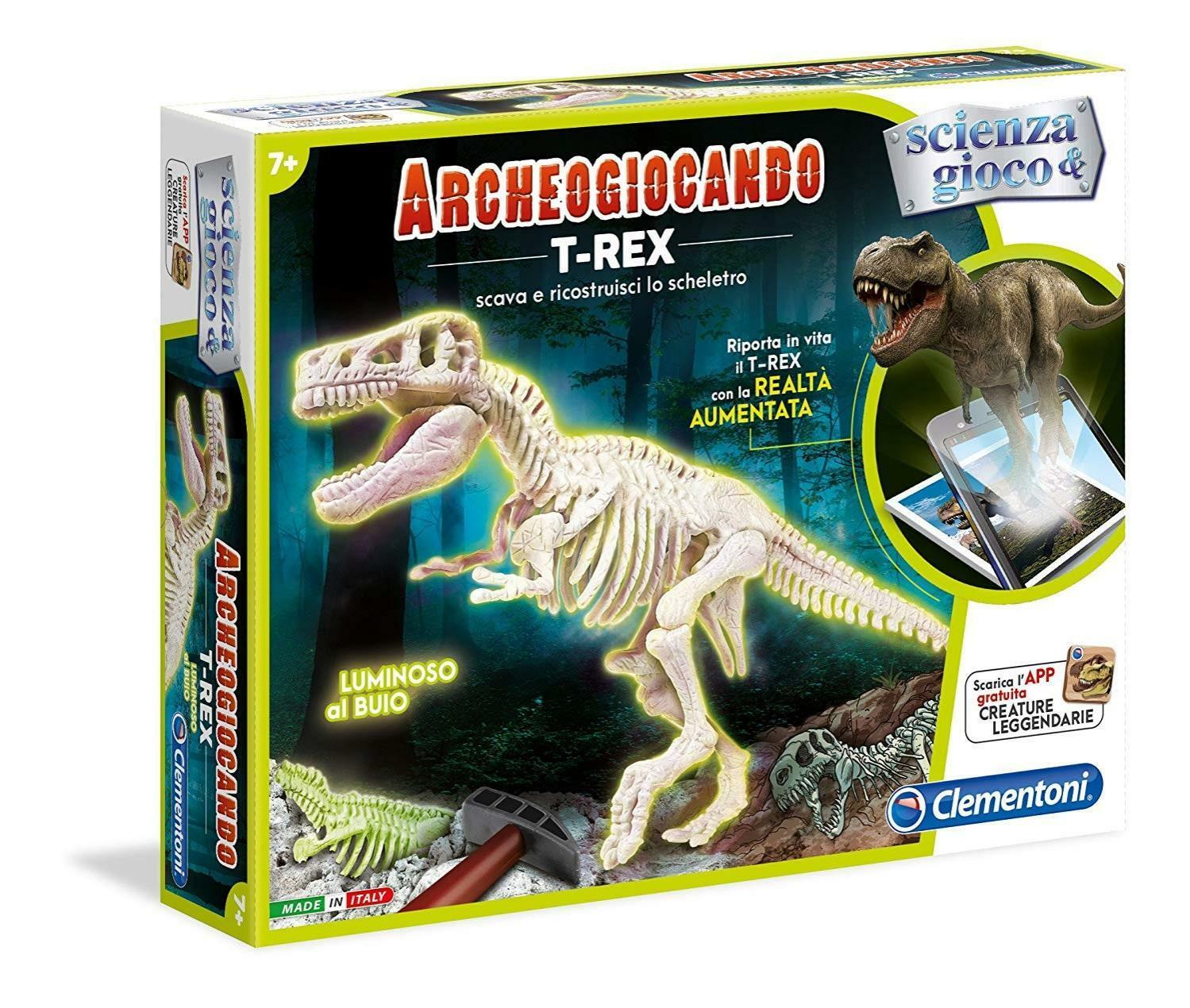 clementoni scienza & gioco - archeogiocando t-rex 13980