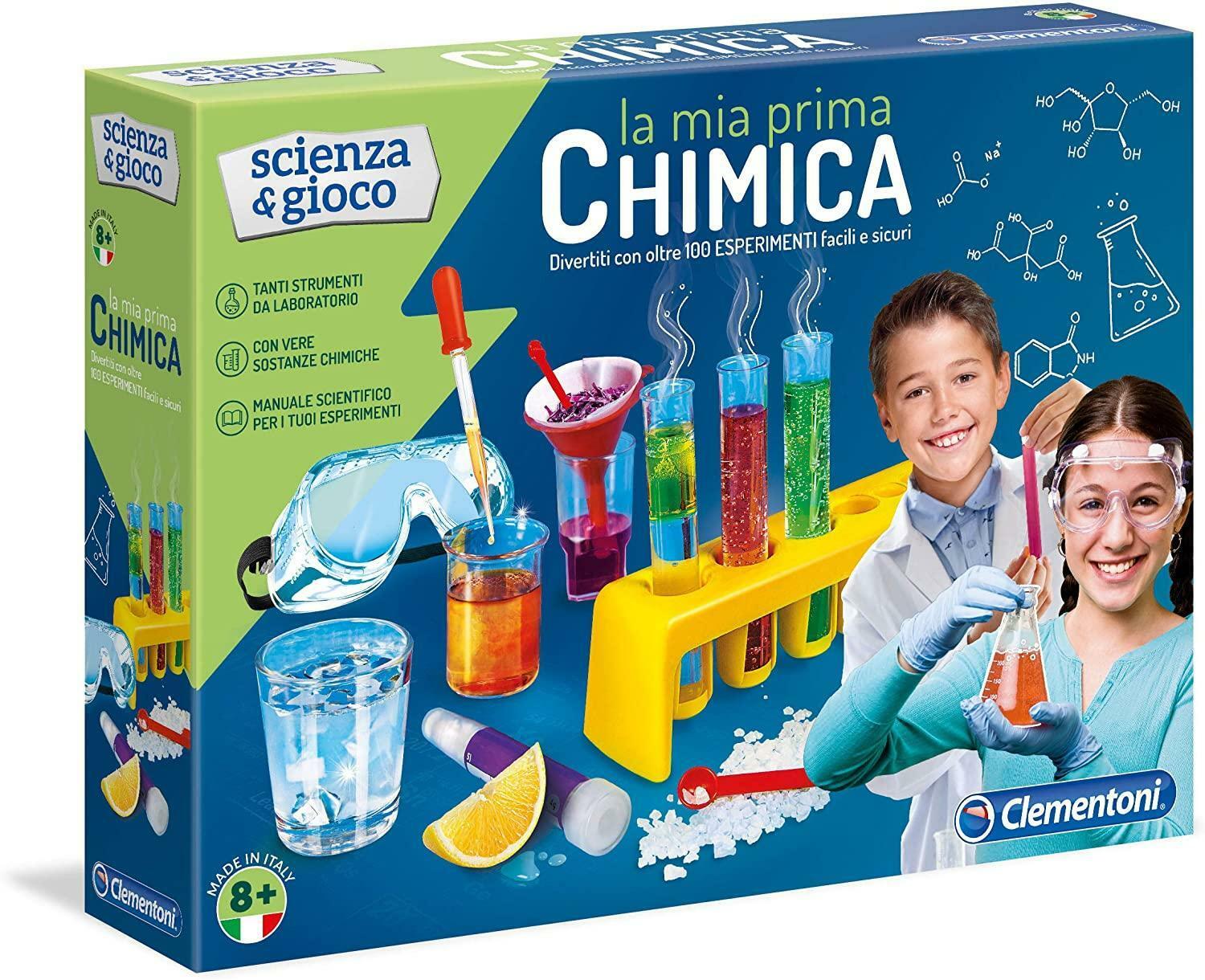 clementoni scienza & gioco - la mia prima chimica 12800