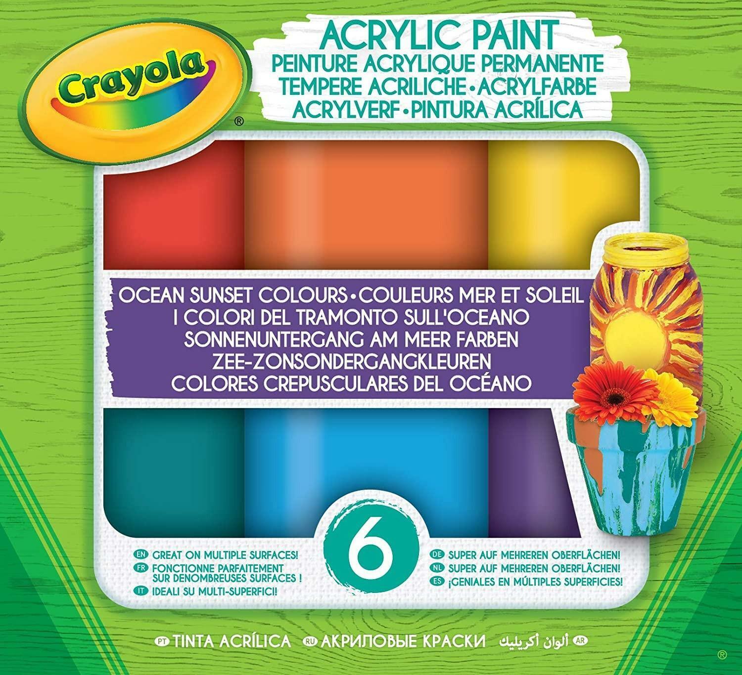 crayola set tempere acriliche