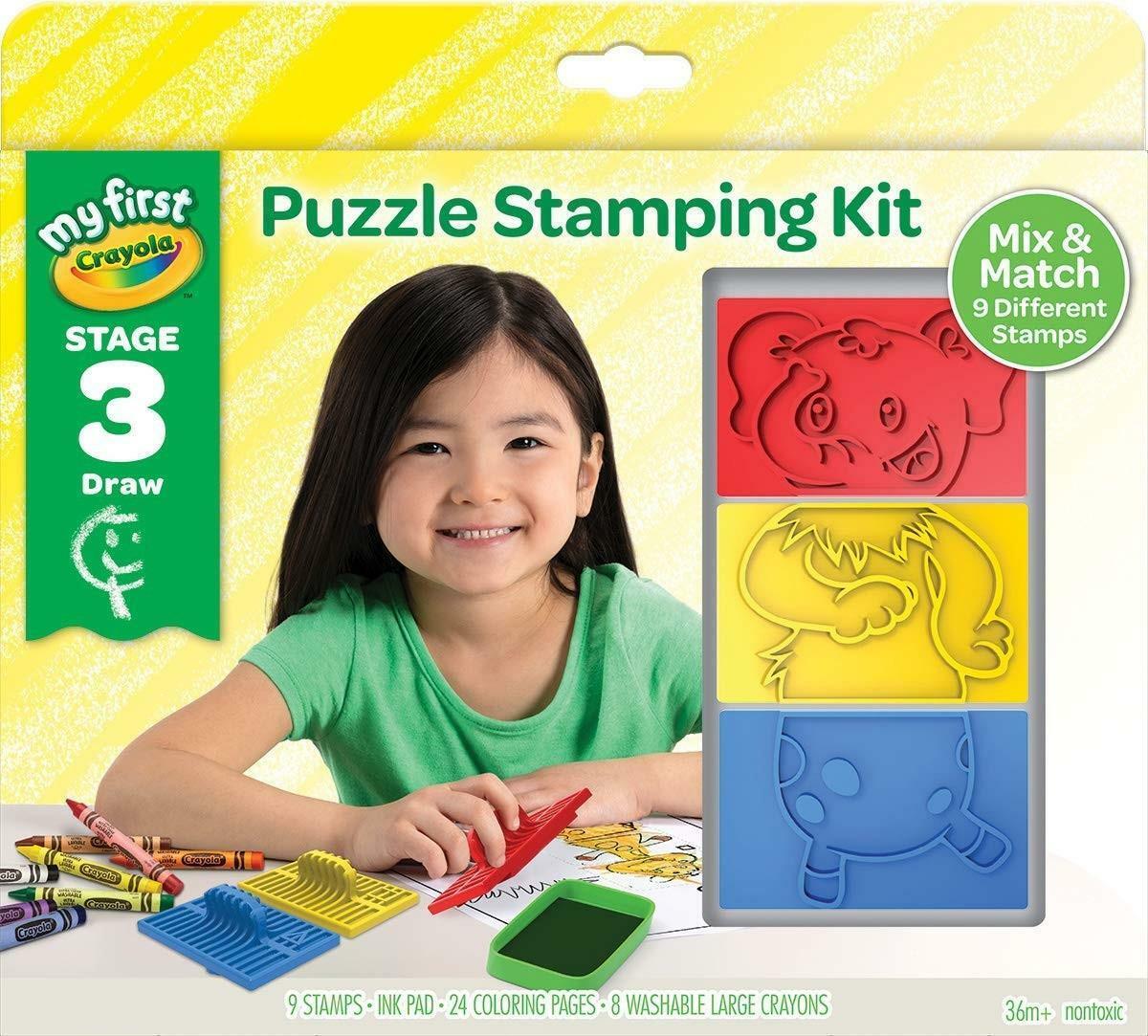 crayola set stampini puzzle