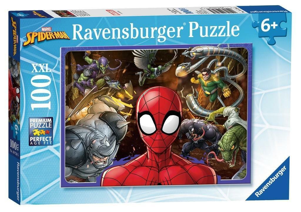 ravensburger puzzle 100 pz xxl marvel spiderman