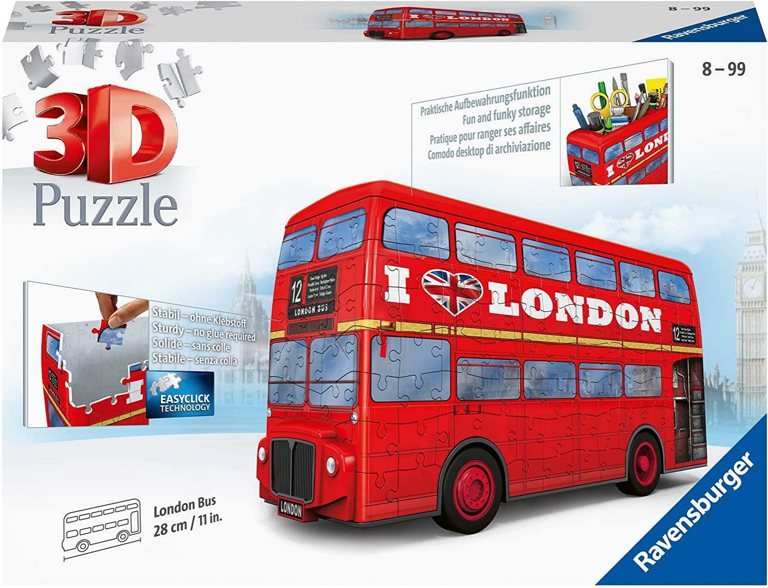 ravensburger 3d puzzle 216 pz london bus