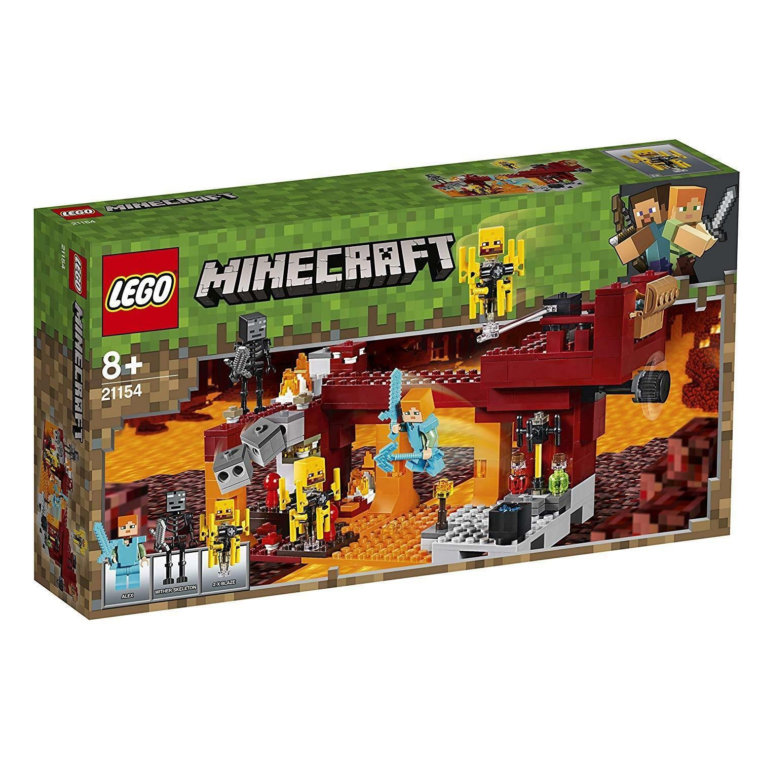 lego lego minecraft 21154 - il ponte del blaze