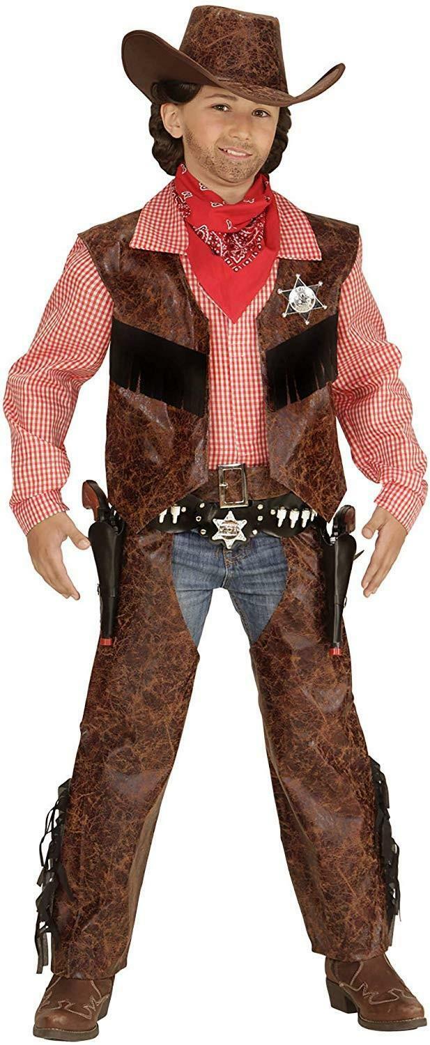 widmann costume cowboy taglia 8/10 anni