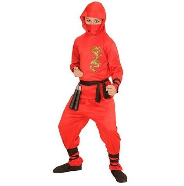 widmann costume dragon ninja taglia 5/7 anni