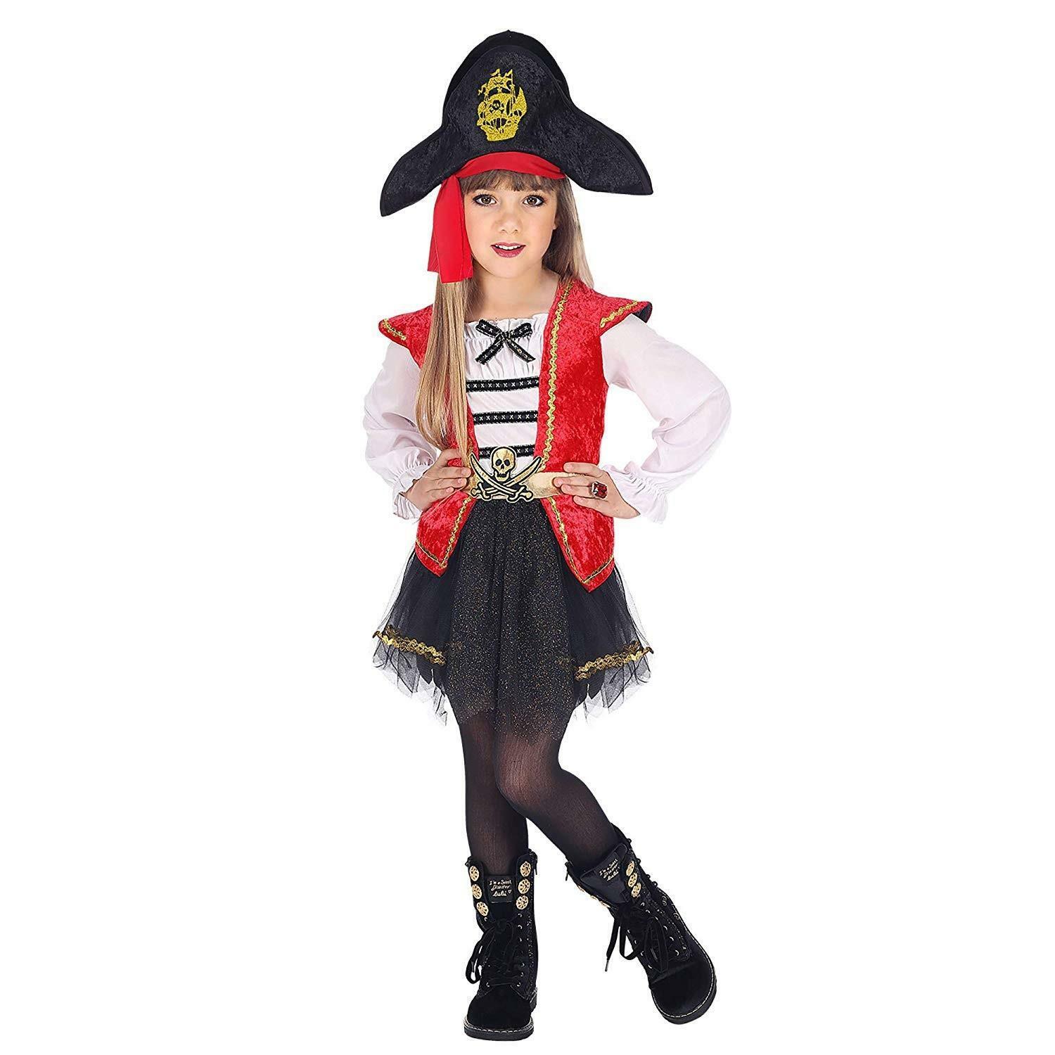 widmann costume capitano pirata taglia 4/5 anni