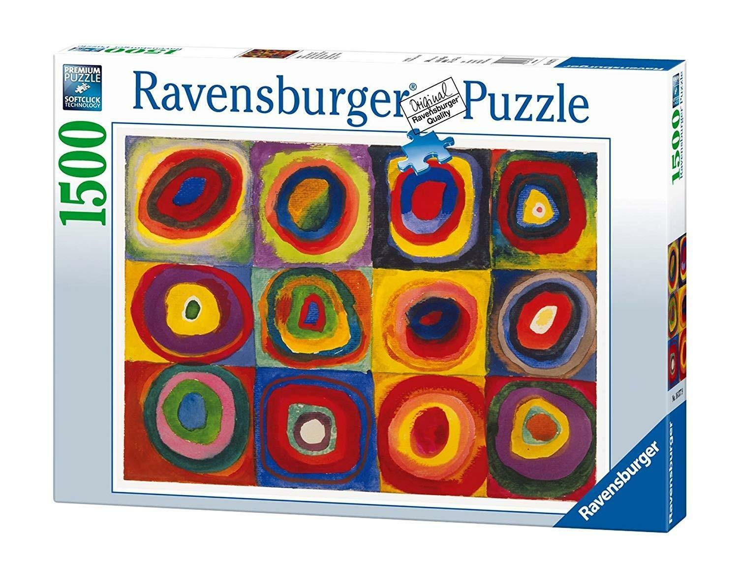 ravensburger puzzle 1500 pz studio sul colore (kandinsky)