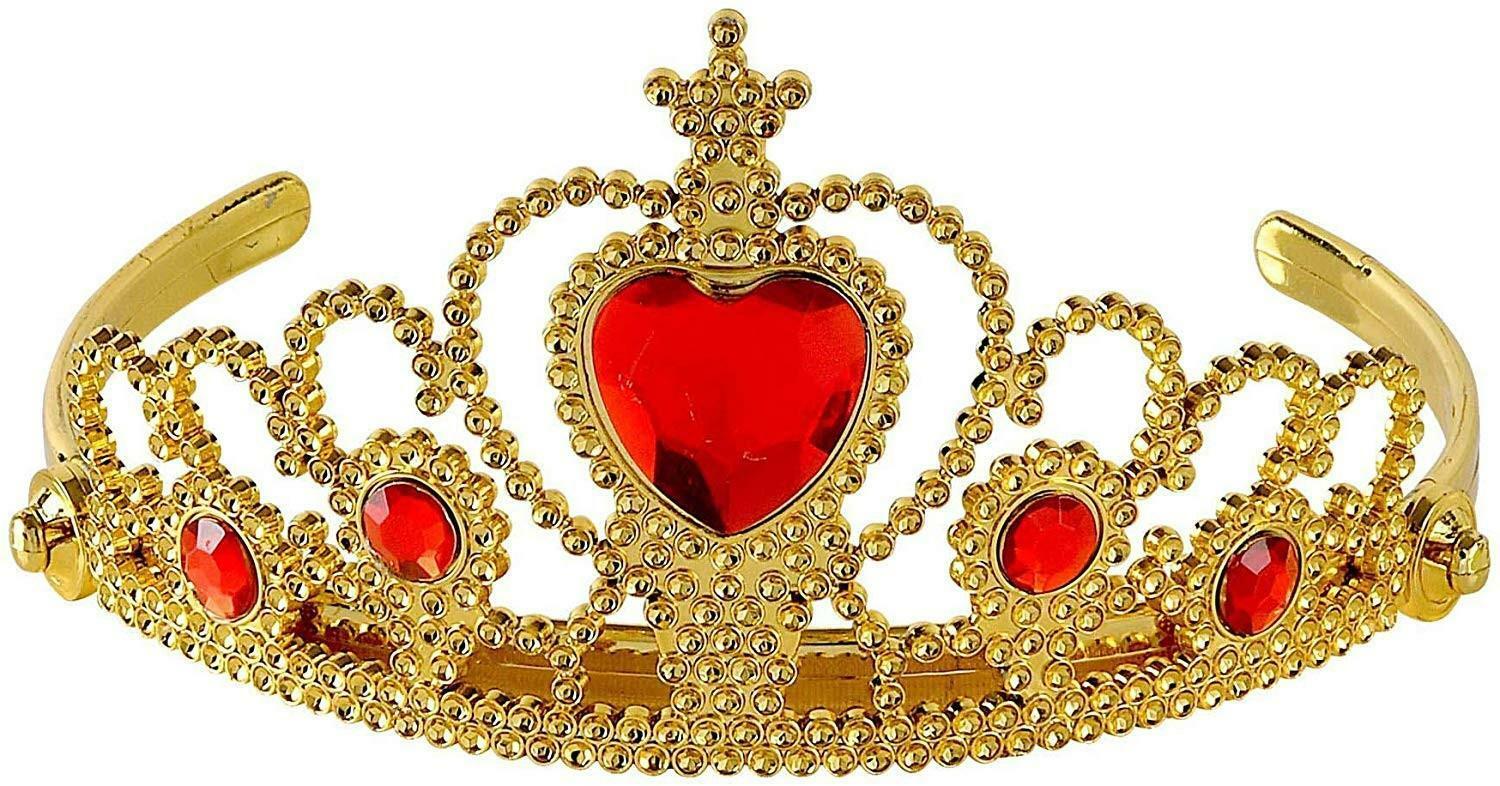 widmann tiara oro con gemme rosse
