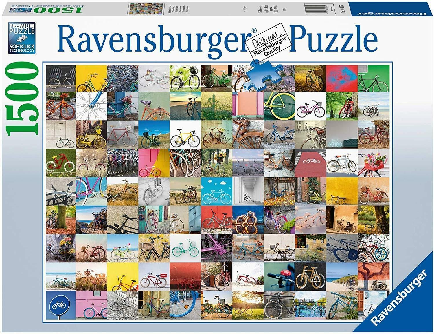 ravensburger puzzle 1500 pz biciclette