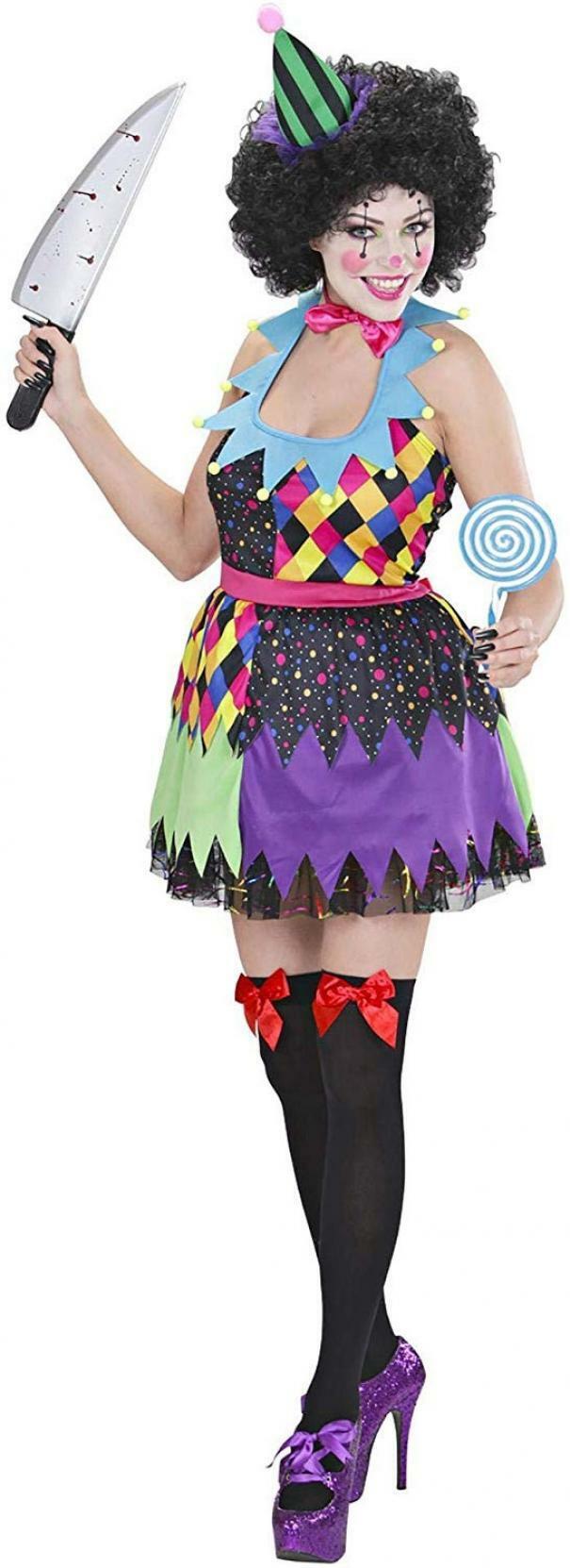 widmann widmann costume evil clown girl taglia m