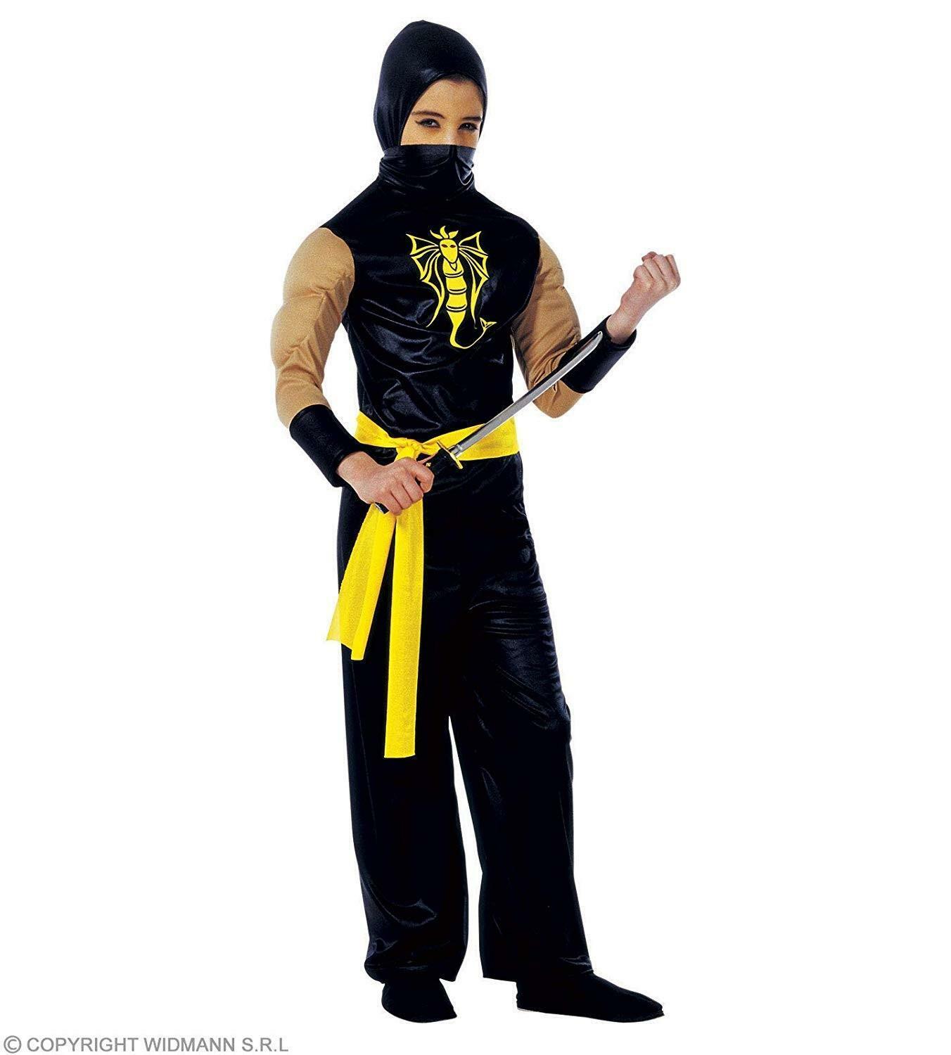 widmann widmann costume power ninja 5/7 anni 128 cm