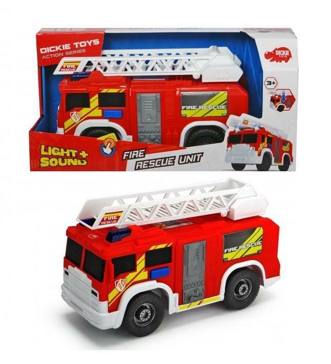 simba simba action series camion vigili del fuoco luci e suoni
