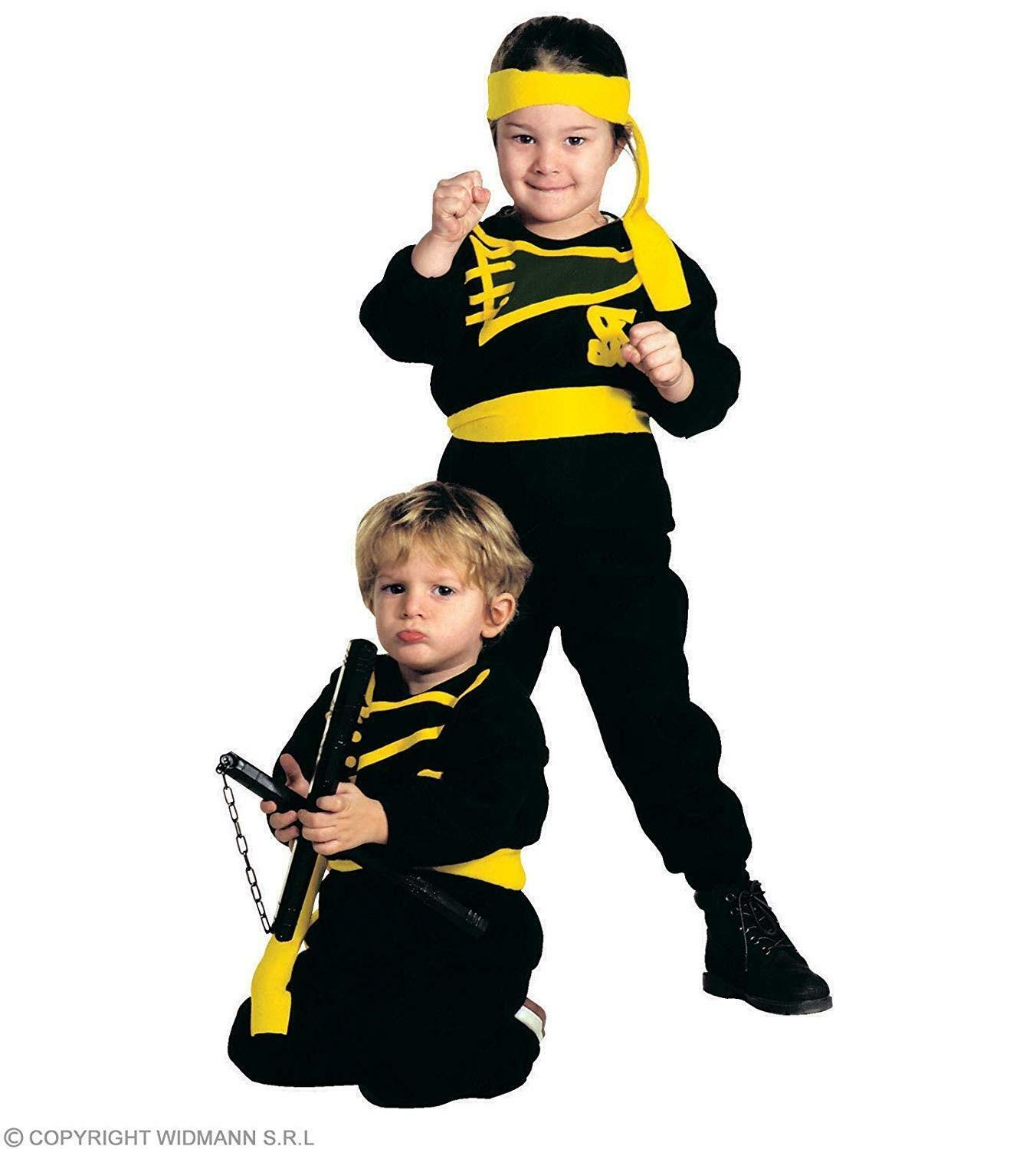 widmann costume ninja taglia 3/4 anni