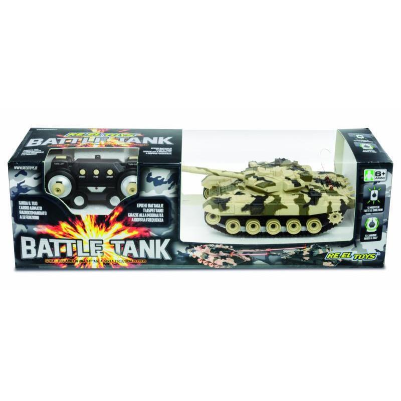 re.el toys battle tank carro armato rc