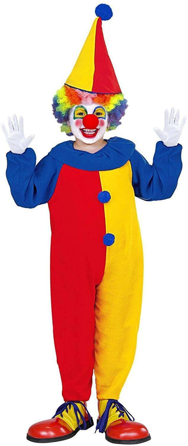 widmann costume clown taglia 2/3 anni