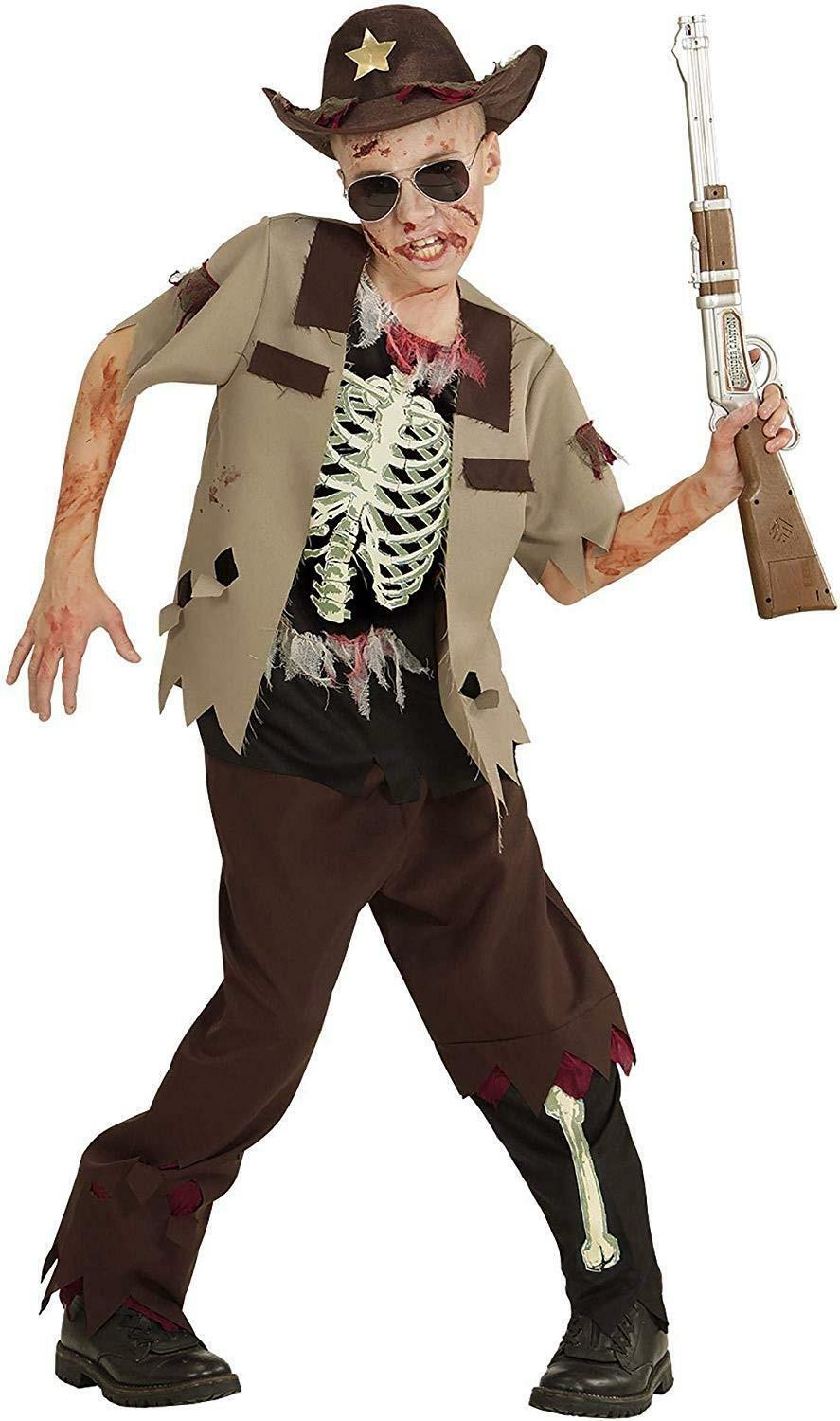 widmann widmann costume sheriffo zombie taglia 11/13 anni