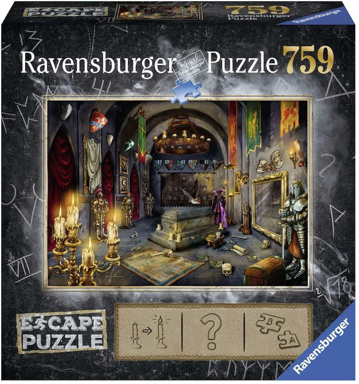 ravensburger escape puzzle 759 pz castello escape