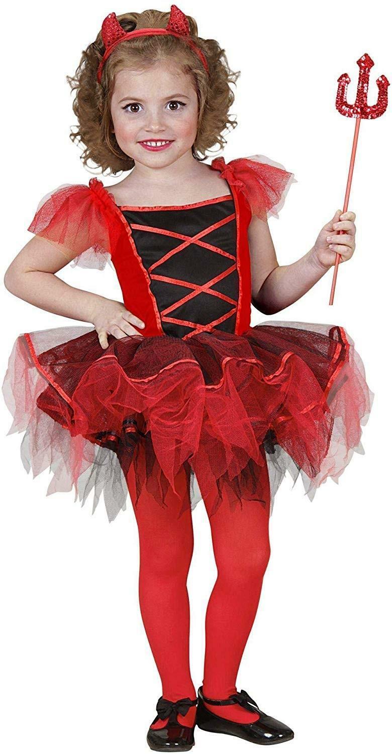 widmann costume diavoletta ballerina taglia 3/4 anni