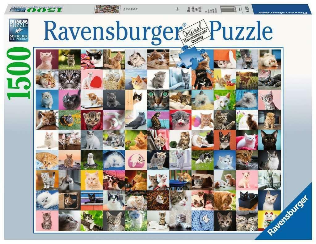 ravensburger puzzle 1500 pz 99 gatti
