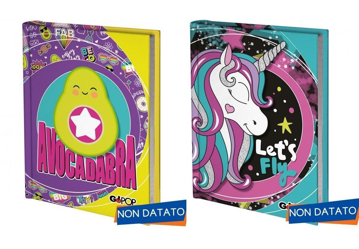 giochi preziosi gopop diario standard 10 mesi avocado/unicorn