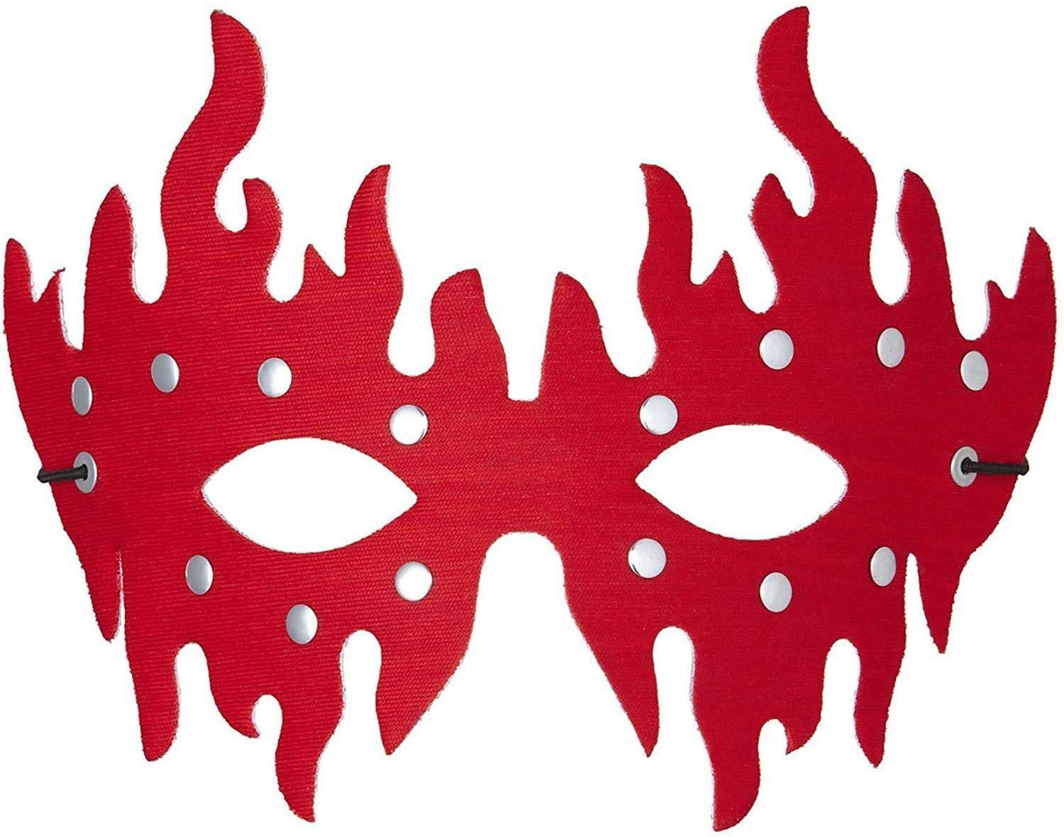 widmann widmann maschera rossa con borchie
