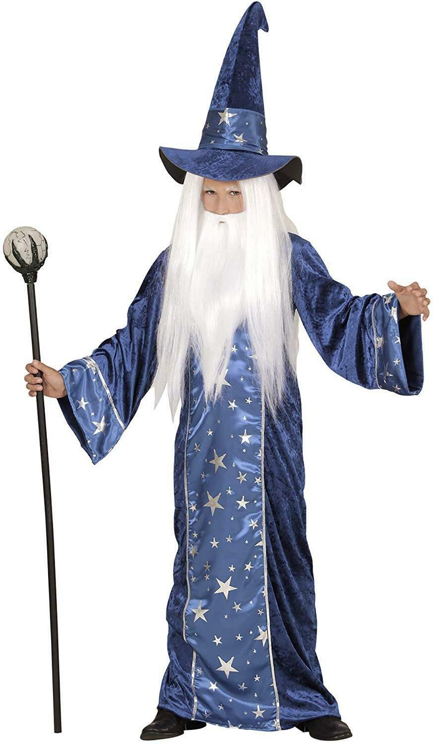 widmann costume mago fantasy taglia 11/13 anni