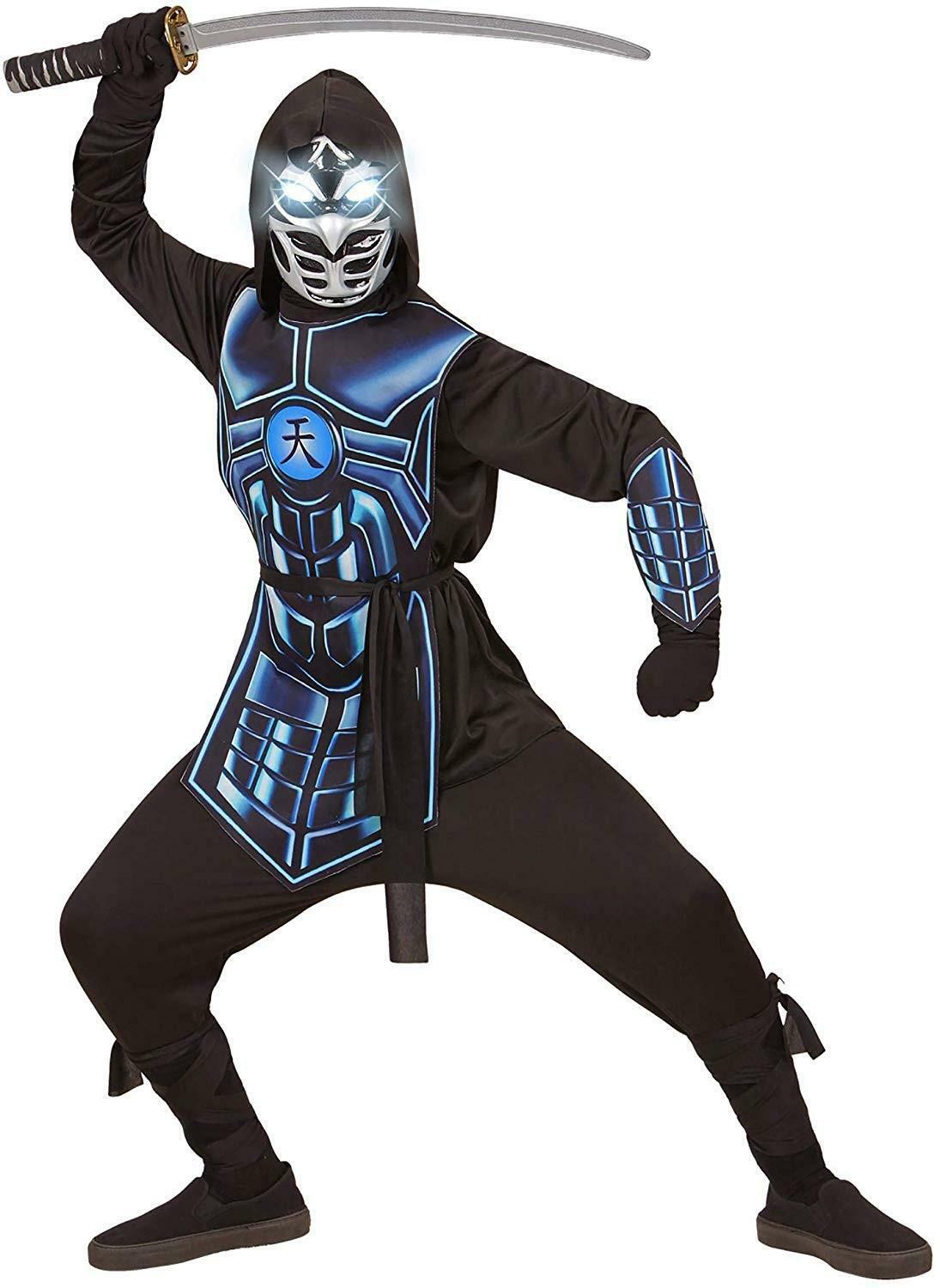 widmann costume cyber ninja taglia 11/13 anni