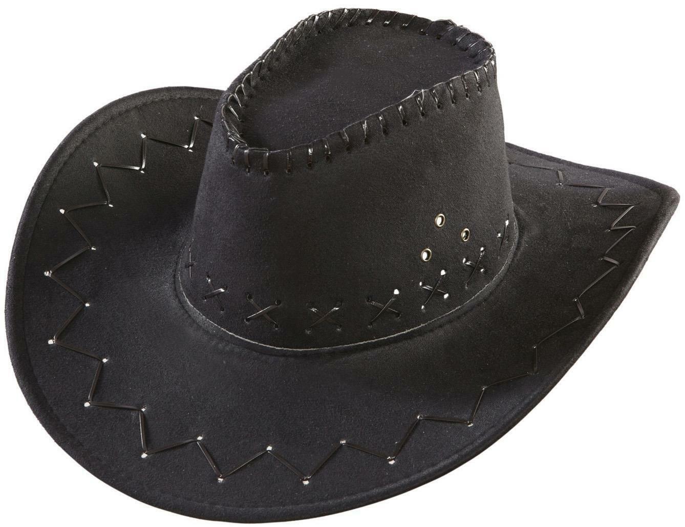 widmann cappello da cowboy nero scamosciato