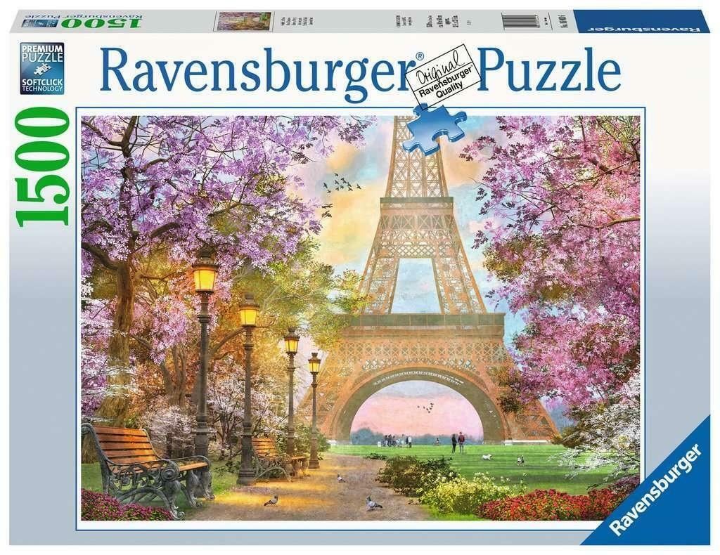 ravensburger puzzle 1500 pz amore a parigi