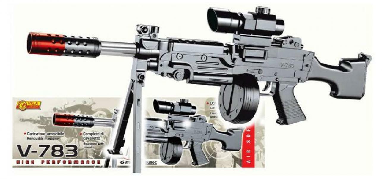 villa giocattoli fucile air soft v-783 cal. 6 mm