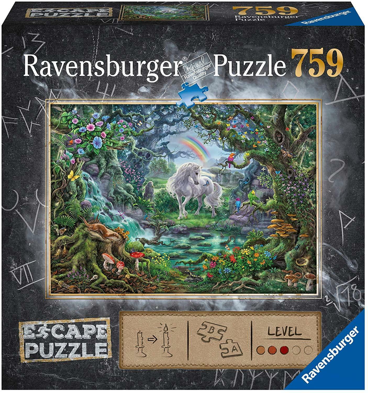 ravensburger escape puzzle 759 pz - unicorno