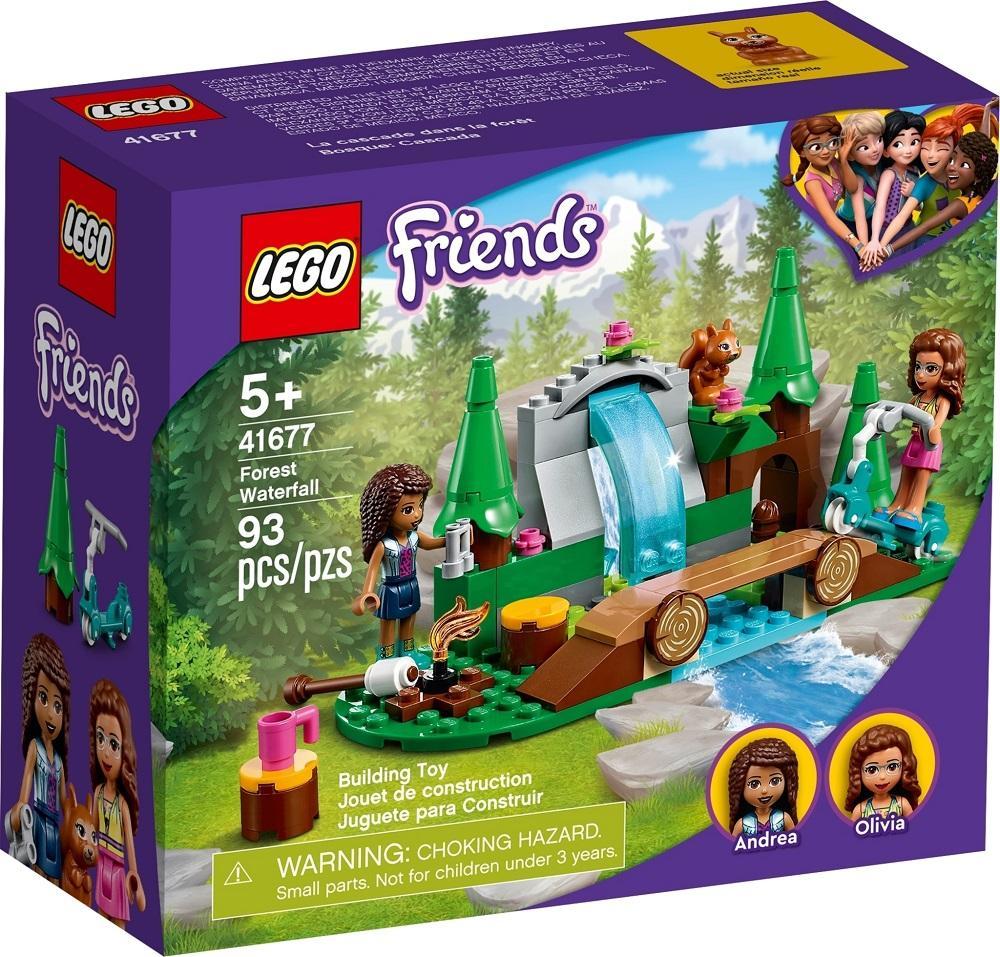 lego lego friends 41677 la cascata nel bosco