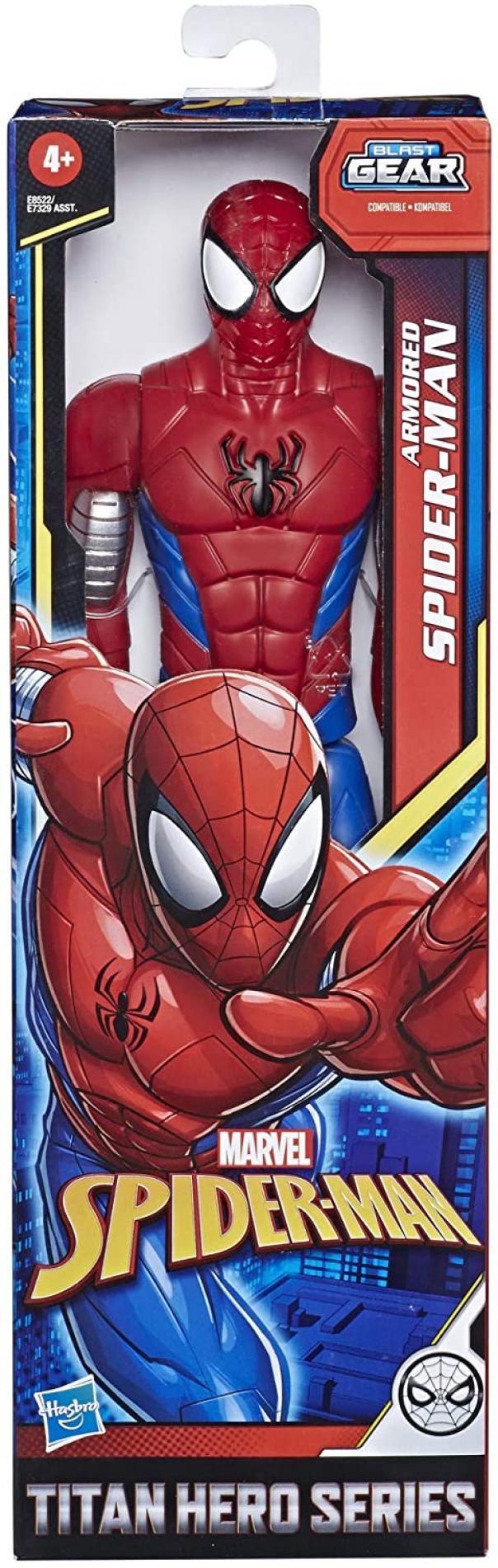 hasbro action figure armored spiderman titan hero series