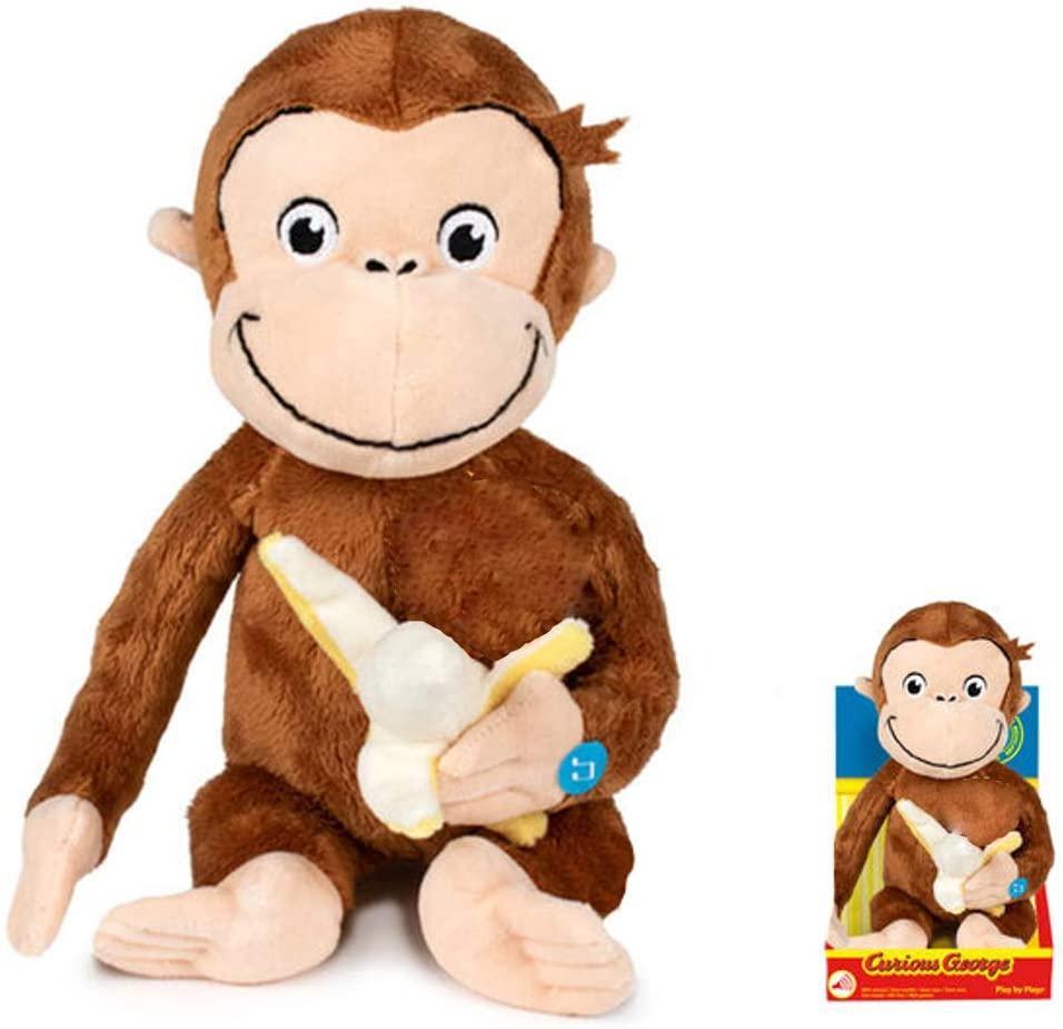 CURIOSO COME GEORGE PELUCHE 30 CM pupazzo cartone dvd plush Curious doll  scimmia EUR 32,90 - PicClick IT