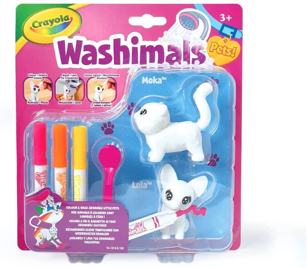 Giochi Preziosi-GIOCHI PREZIOSI CRAYOLA WASHIMALS MOKA & LOLA 74