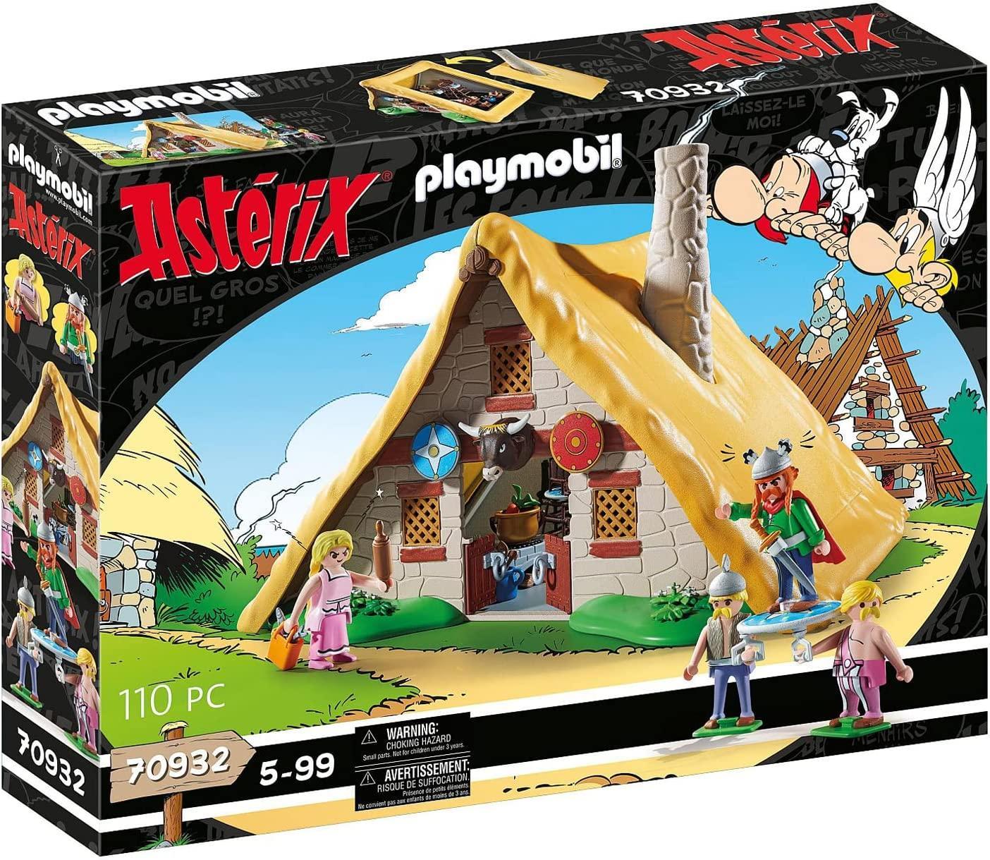 playmobil playmobil asterix 70932 capanna di abraracourcix