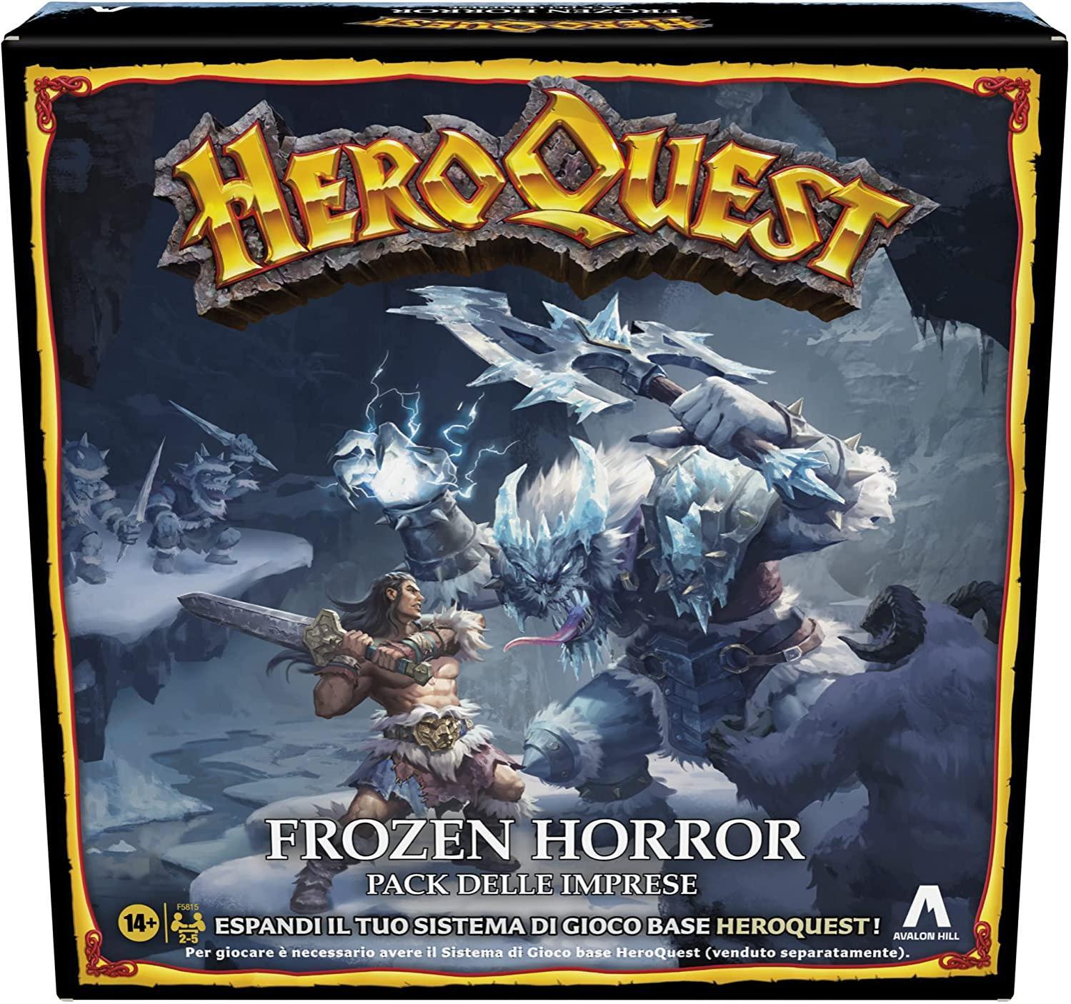 hasbro gioco heroquest frozen horror