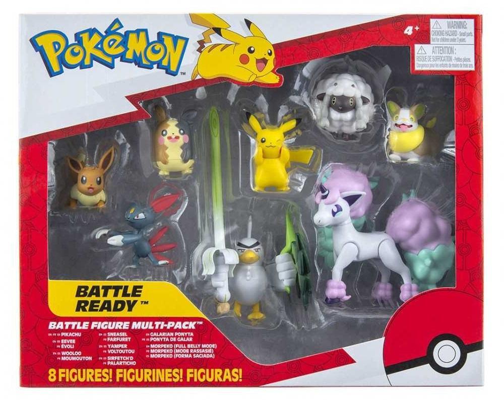 rei toys pokemon confezione 8 personaggi battle ready