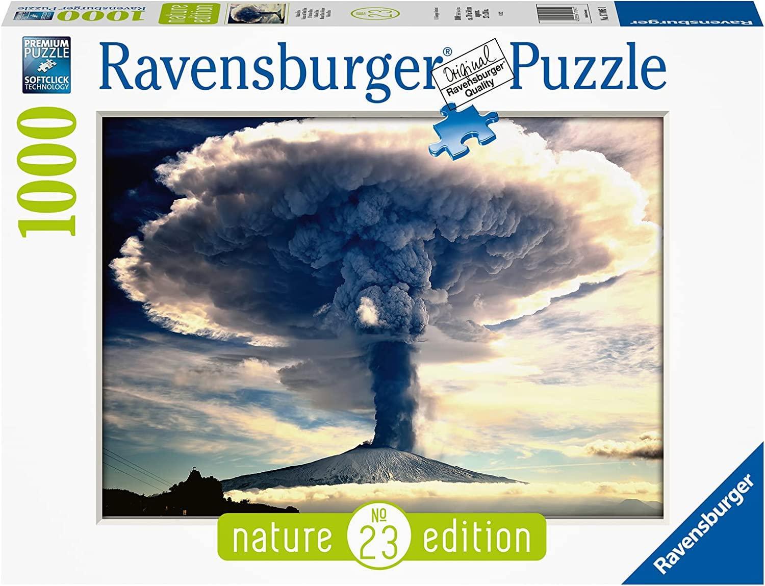 ravensburger puzzle 1000 pz vulcano etna