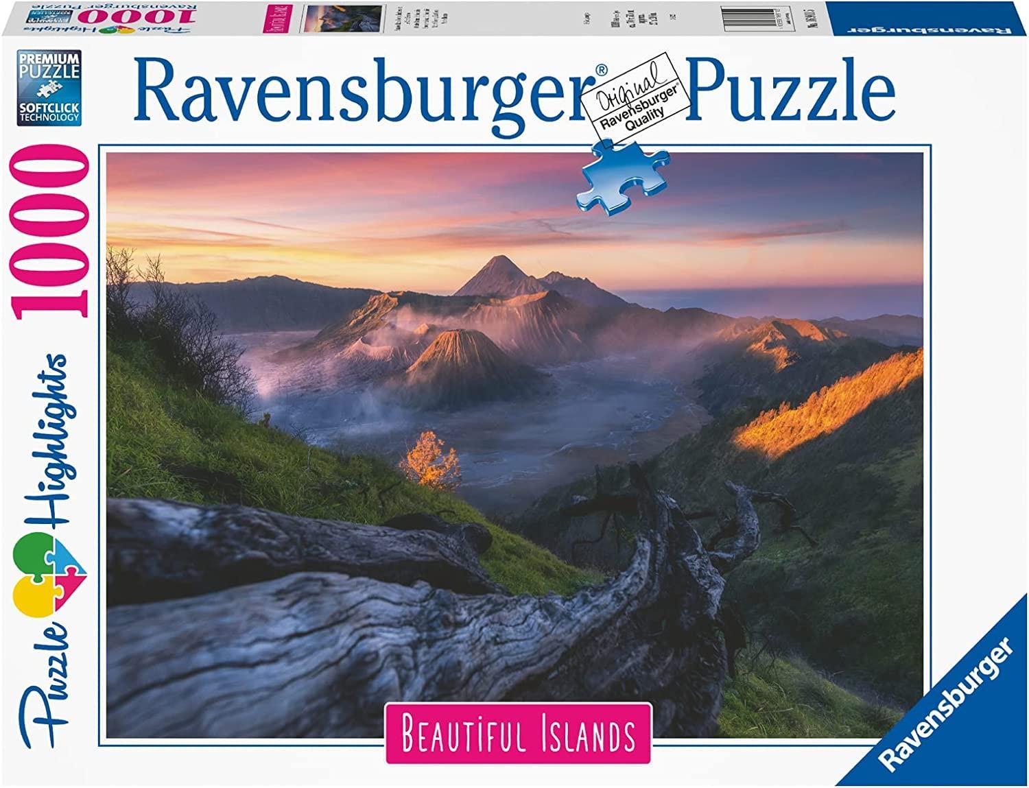 ravensburger puzzle 1000 pz monte bromo indonesia