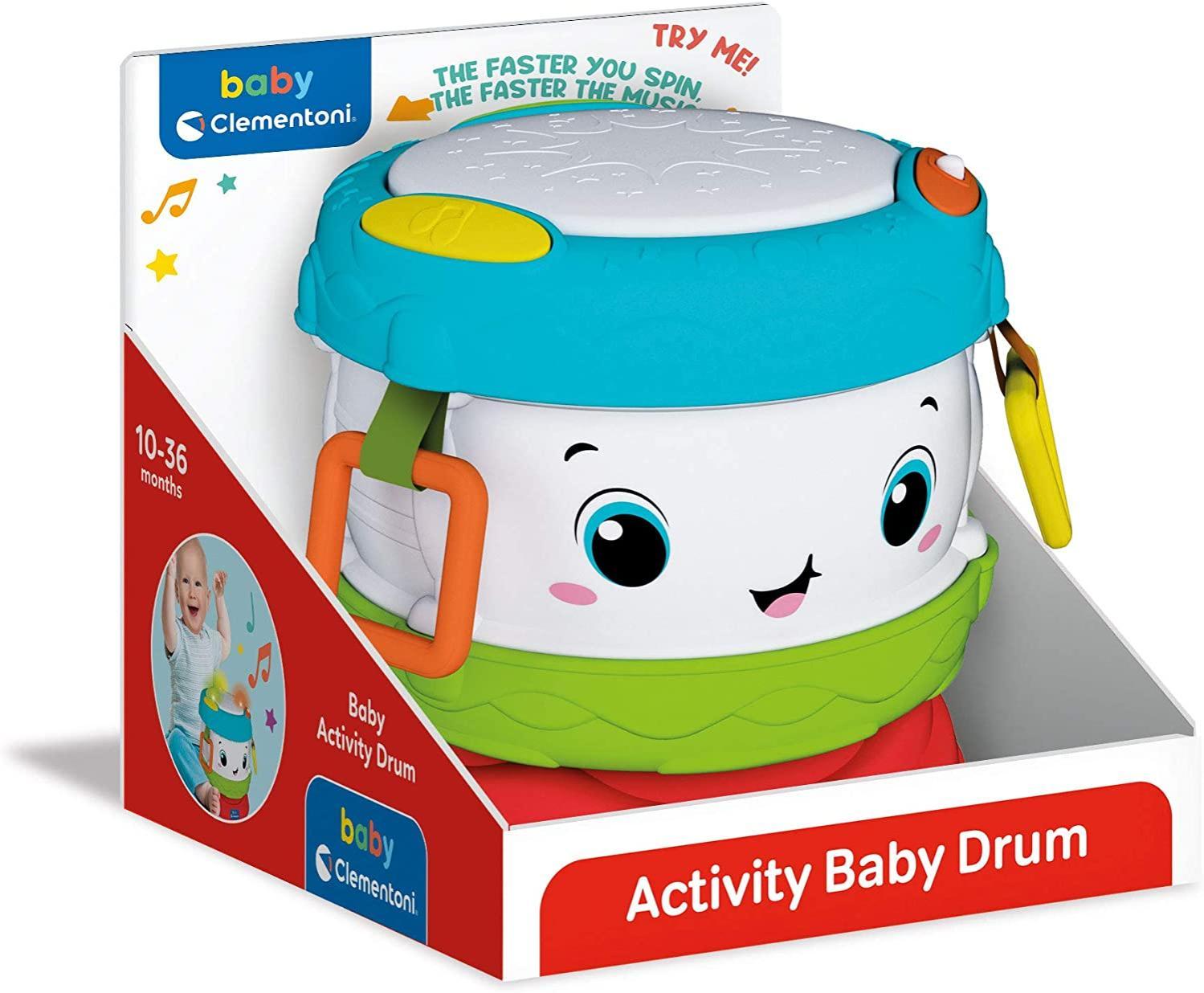 clementoni activity baby drum
