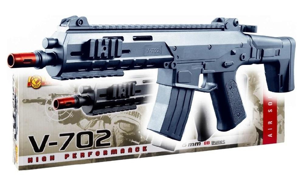 villa giocattoli fucile air soft v-702 cal. 6 mm