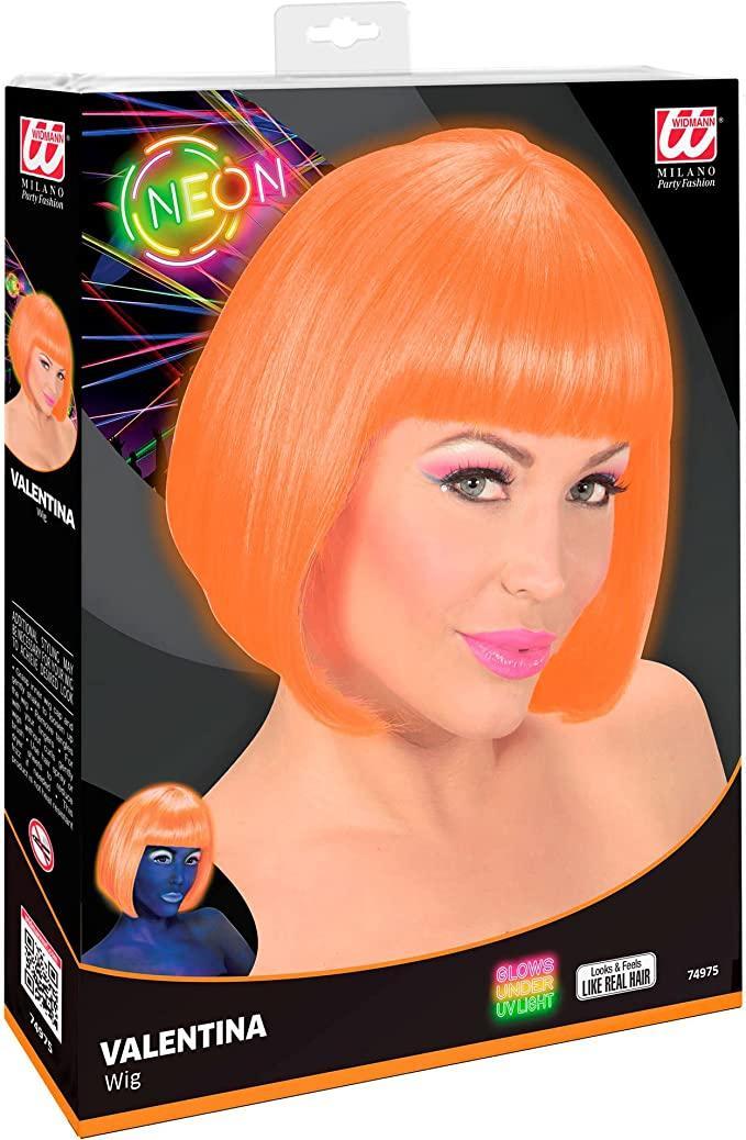 widmann parrucca valentina arancione neon