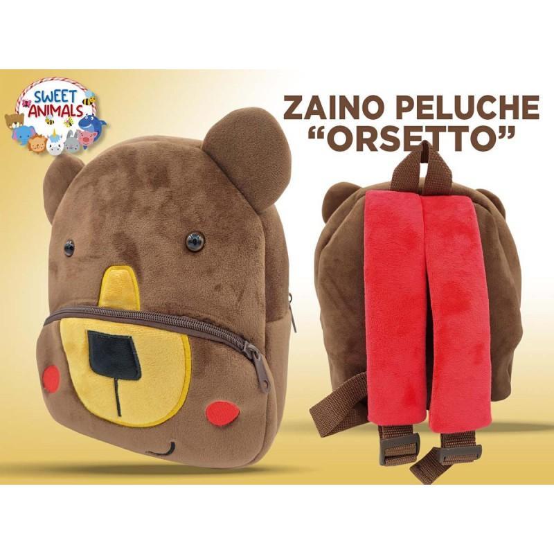 real trade italia s zainetto asilo orso peluche