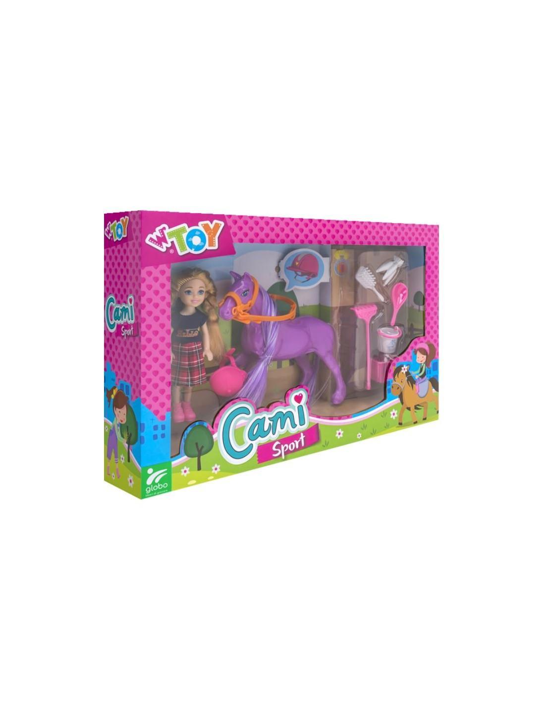 globo spa bambola con cavallo e accessori
