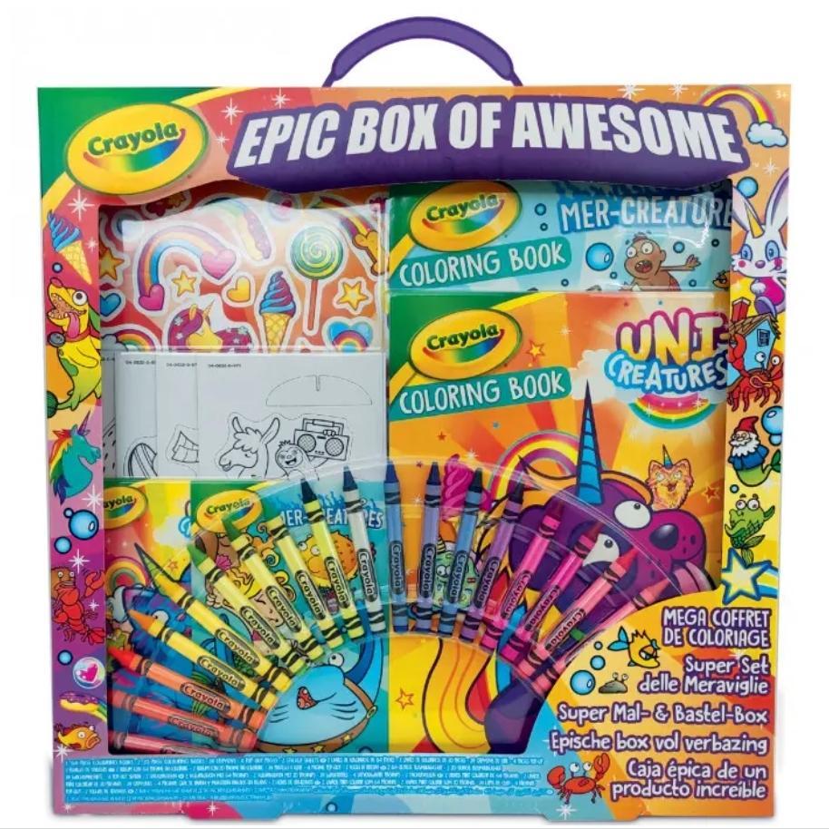 binney & smith crayola ltd. epic box da colorare